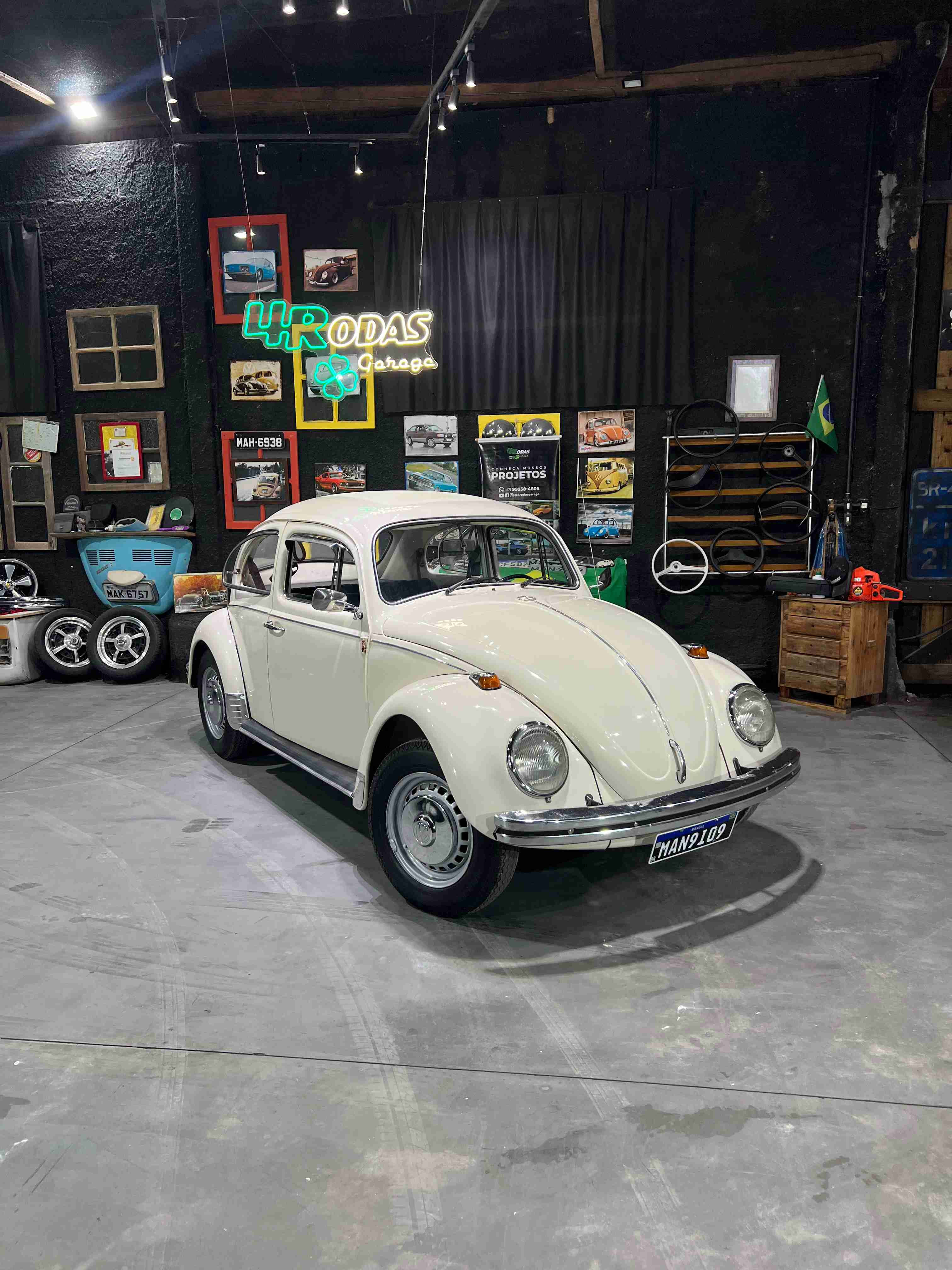 Projeto - VW Fusca 1971 1500cc Branco Lótus + R$ 700,00