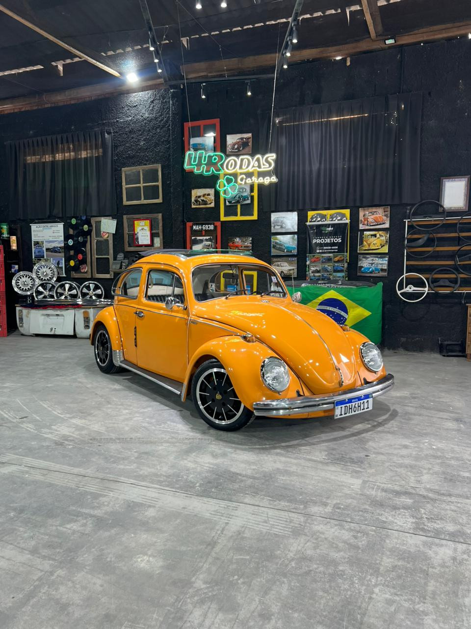 Projeto - VW Fusca 1972 1500cc Amarelo Manga + R$ 700,00