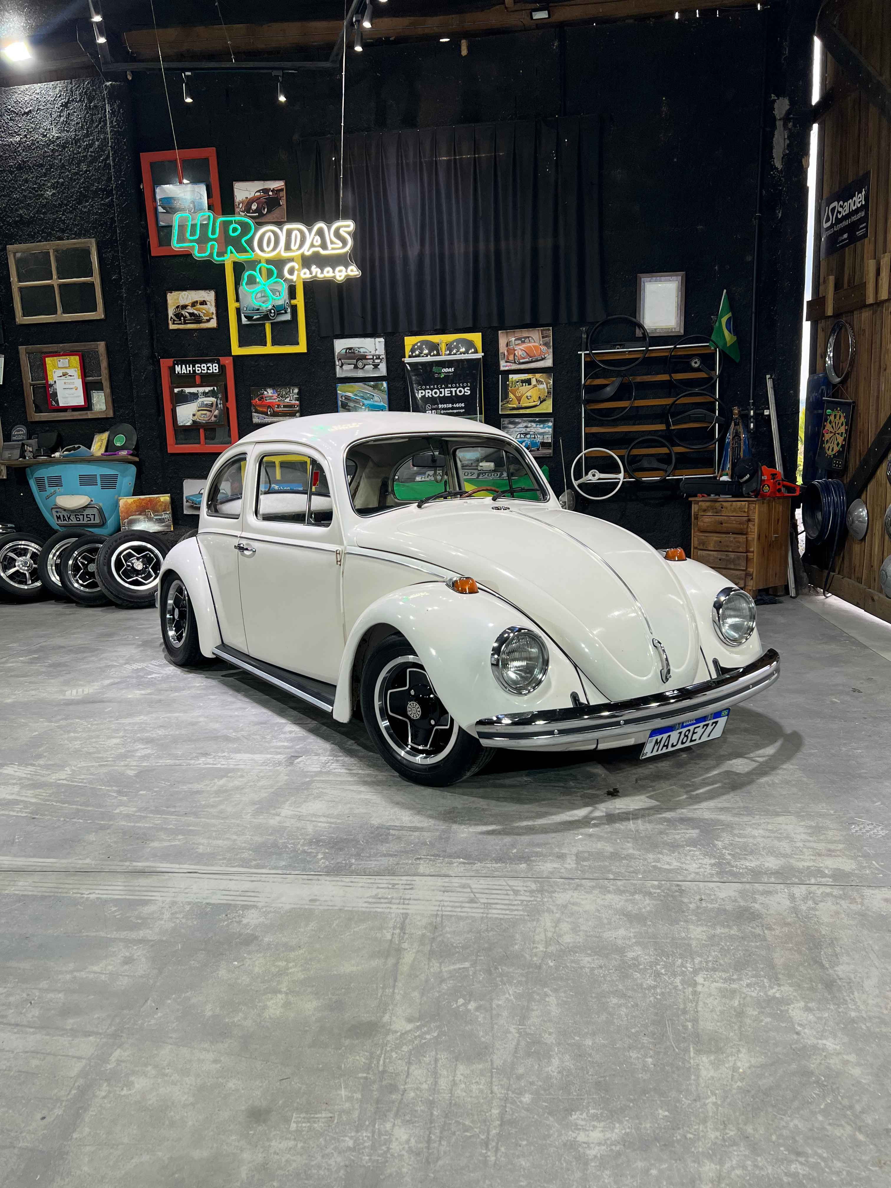 Projeto - VW Fusca 1973 1500cc Branco + R$ 700,00