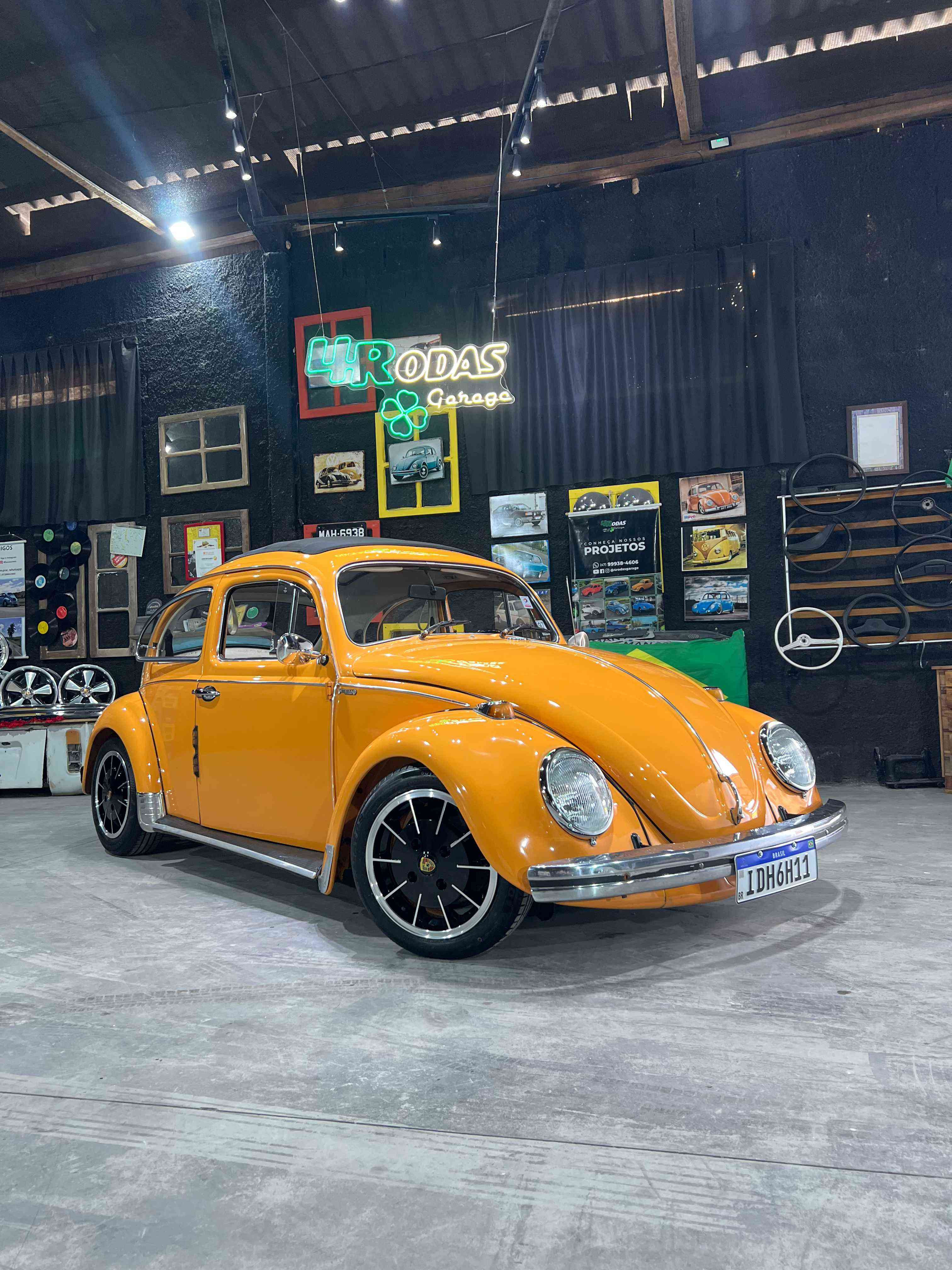 MegaRapidinha#1 – do PJ -  Fusca 1972  Amarelo Manga