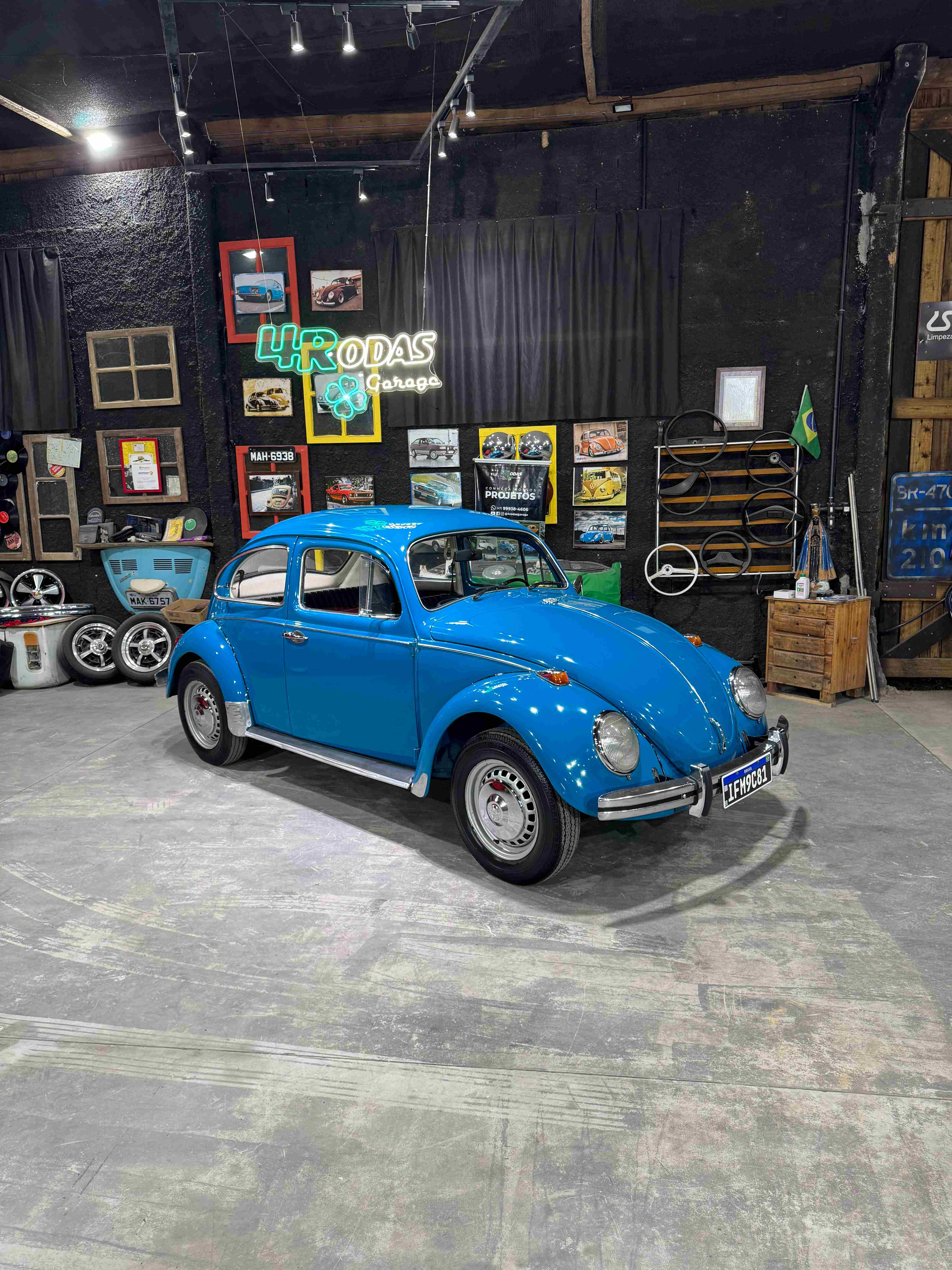 MegaRapidinha#1 – do PJ -  Fusca 1972 Azul Pavão