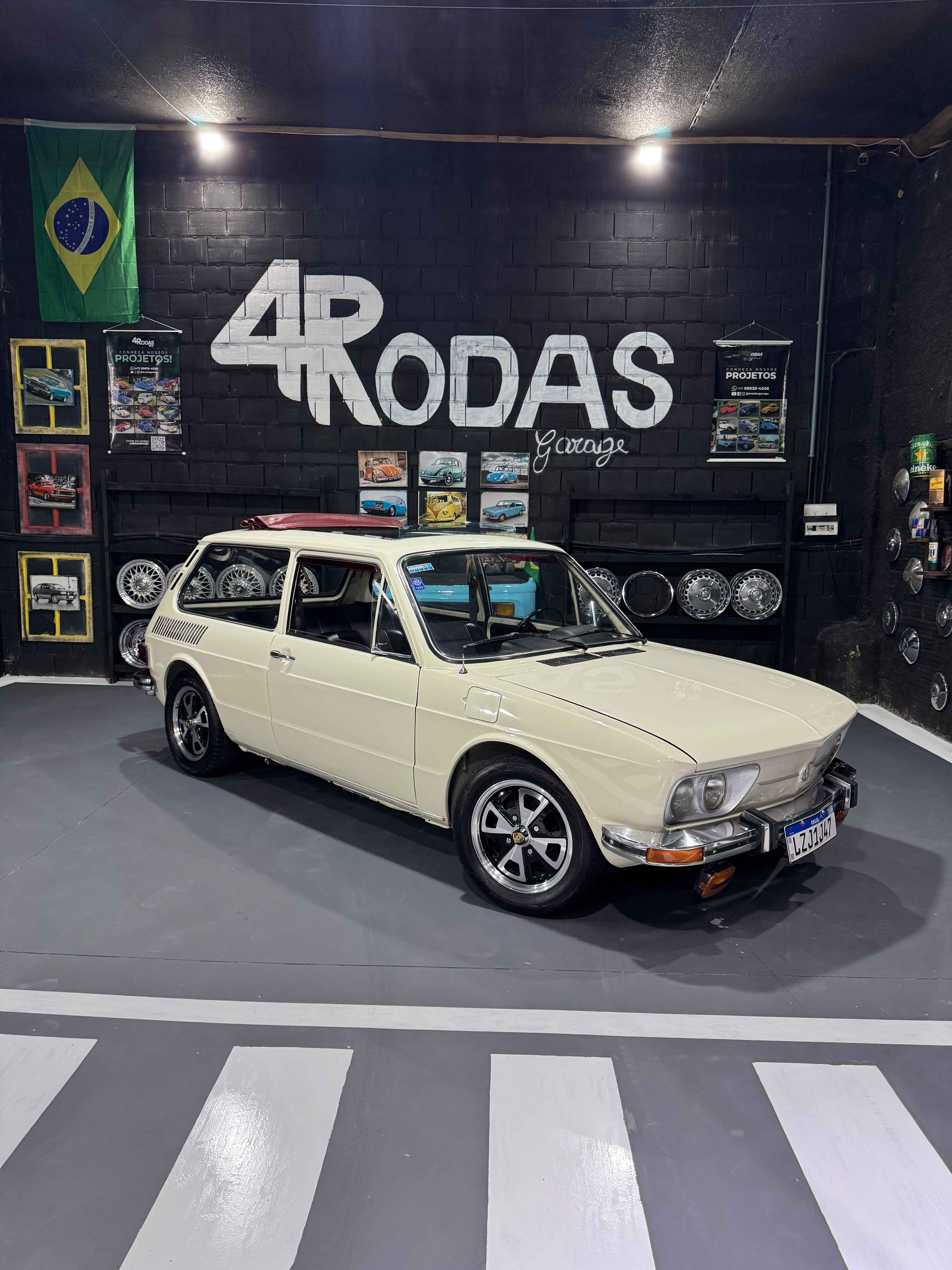 Projeto - Brasilia 1975 1600cc Branco Lótus + R$ 700,00