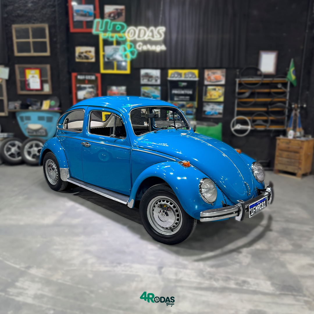 Projeto - VW Fusca 1972 1500cc Azul Pavão + R$ 700,00