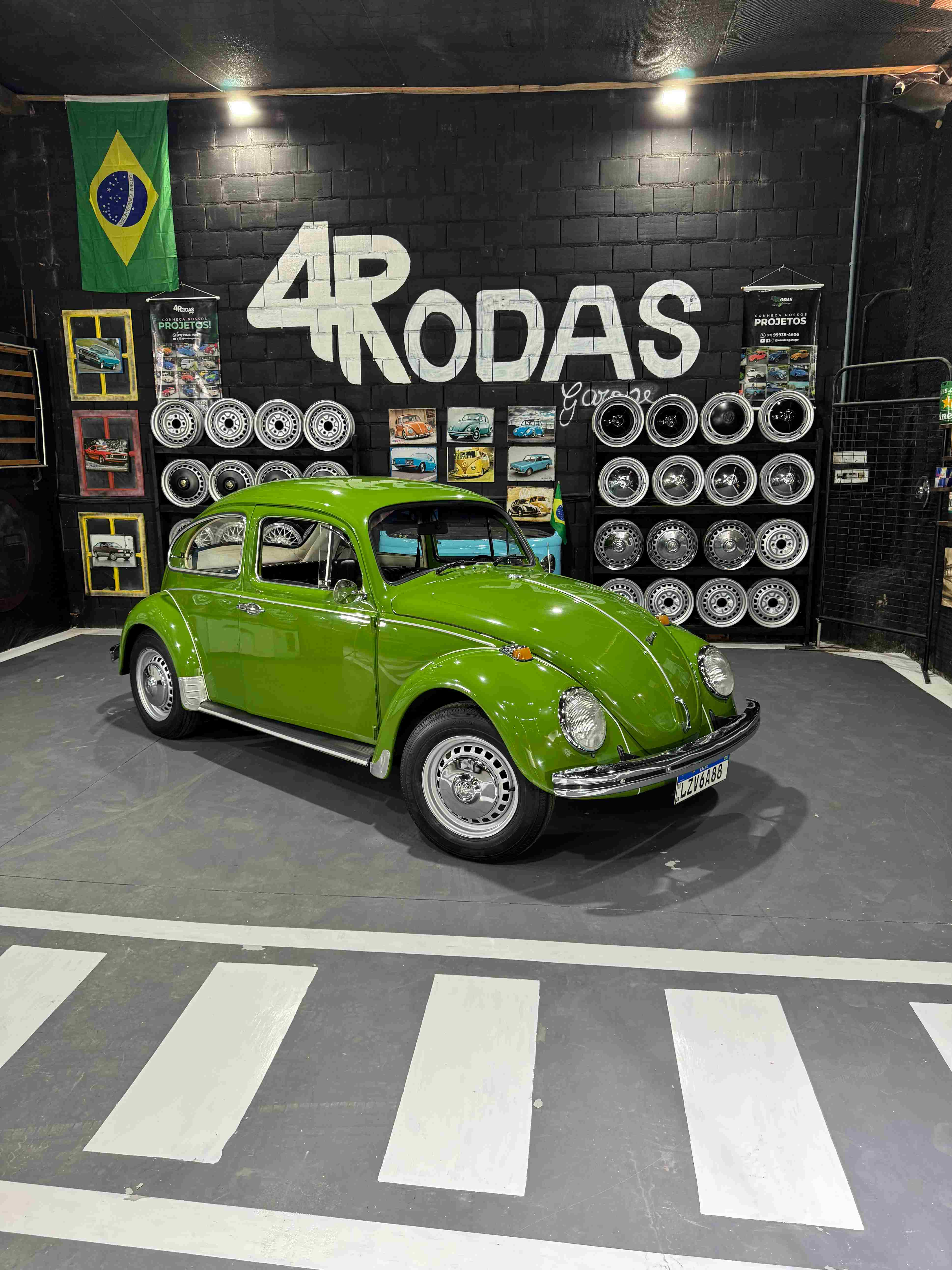 Projeto - VW Fusca 1972 1500cc Verde Guarujá + R$ 700,00