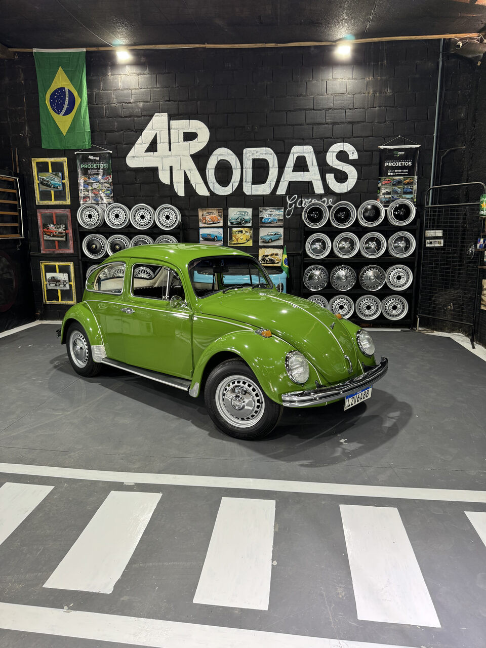 MegaRapidinha#1 – do PJ -  Fusca 1972 - Verde Guarujá