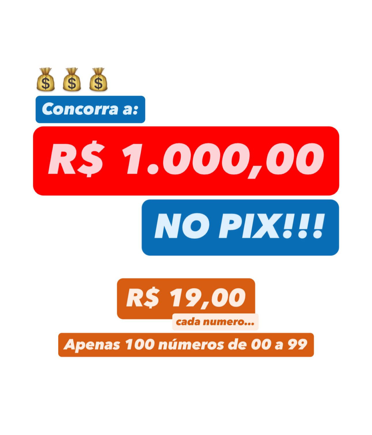 2º ação valendo R$ 1.000,00 NO PIX!!!