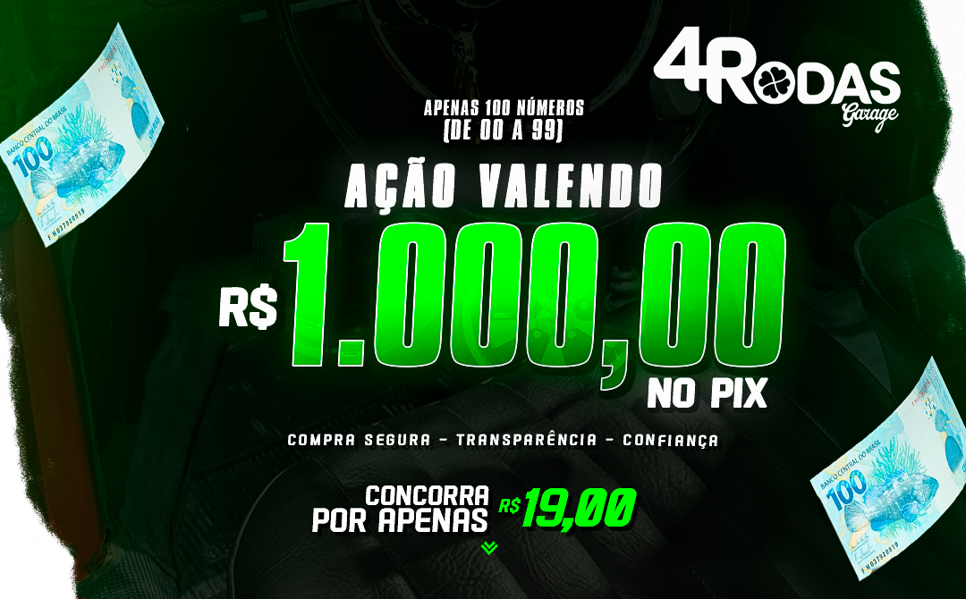 7º ação valendo R$ 1.000,00 NO PIX!!!