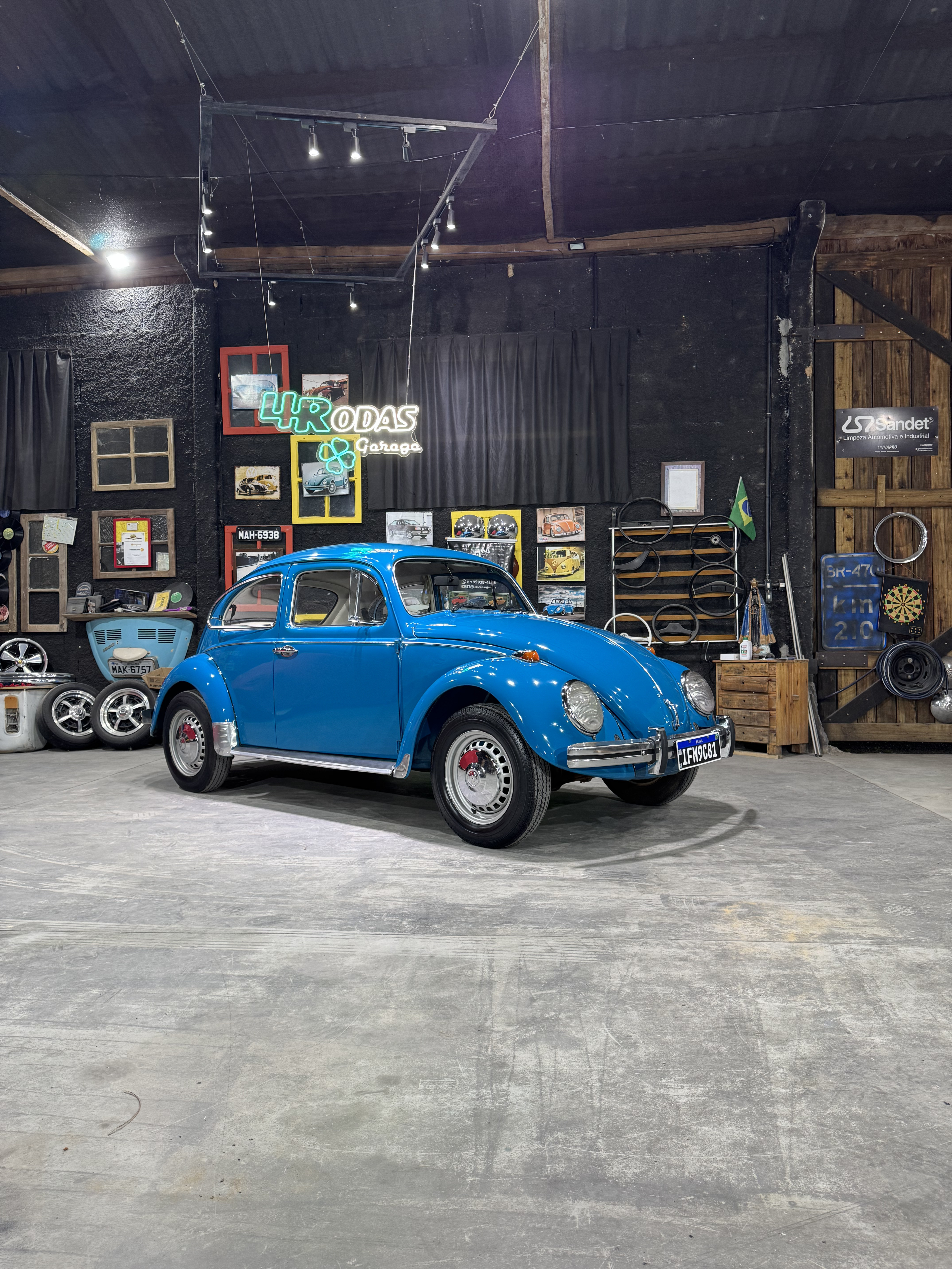 Projeto - VW Fusca 1972 1500cc Azul Pavão + R$ 700,00