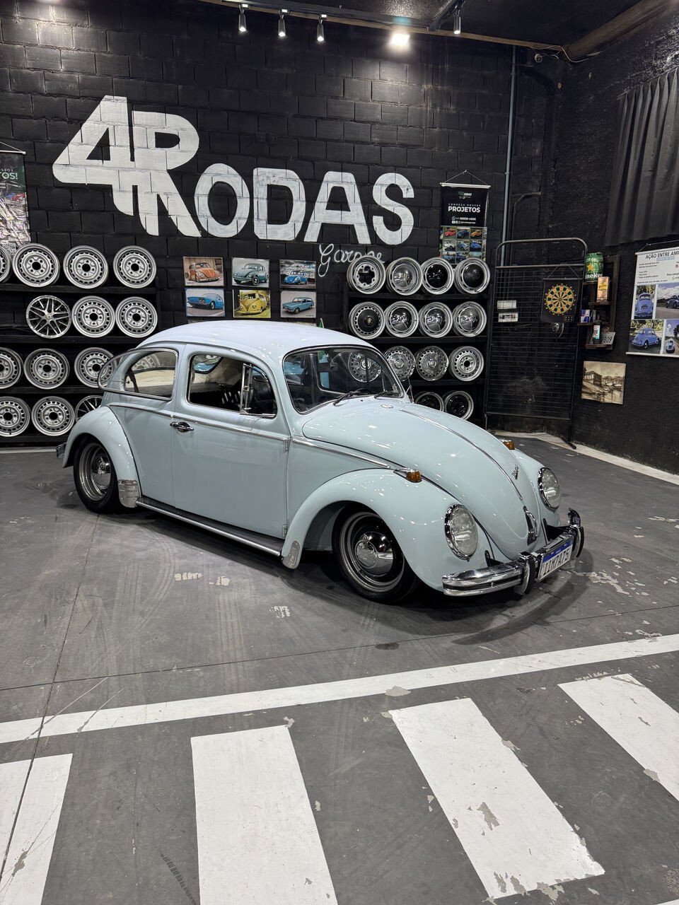 Projeto - VW Fusca 1972 - 1300cc (Kit 1500) - Azul Diamante + R$ 700,00 (Para auxiliar nas despesas de transporte)