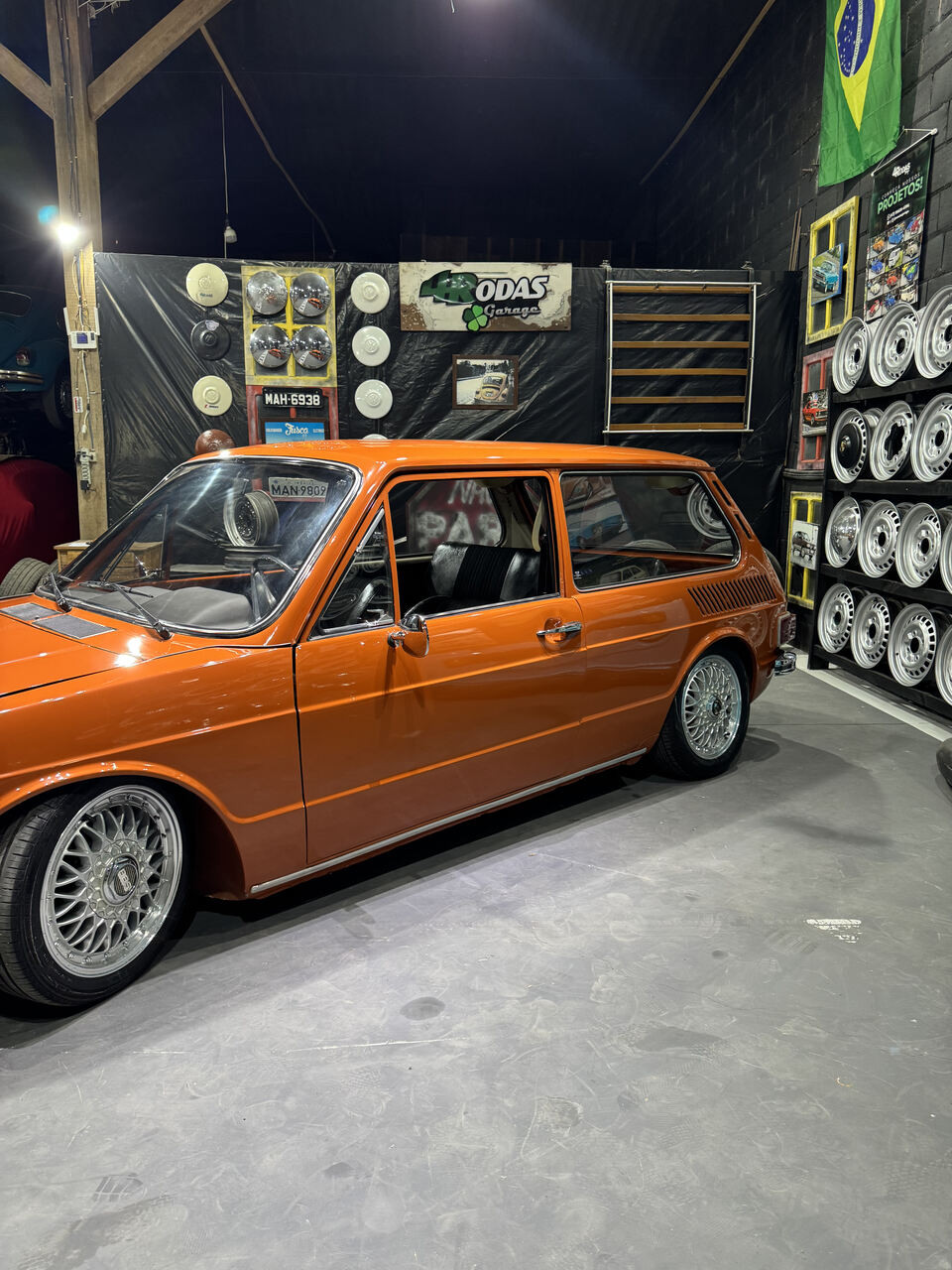 Projeto - VW Brasília 1978 - 1600cc - Ocre Marajó + R$ 700,00 - miniatura 3