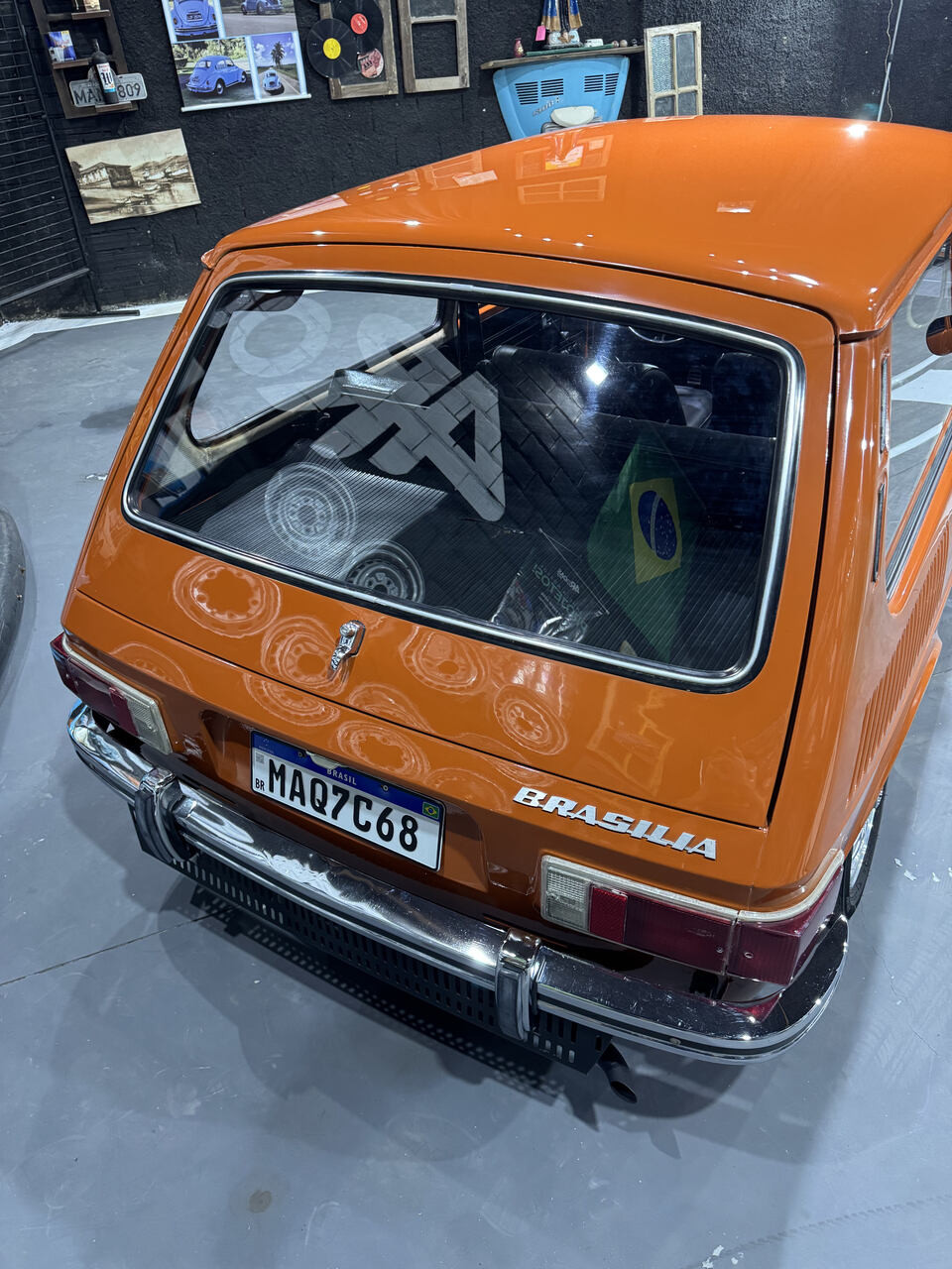 Projeto - VW Brasília 1978 - 1600cc - Ocre Marajó + R$ 700,00 - miniatura 4