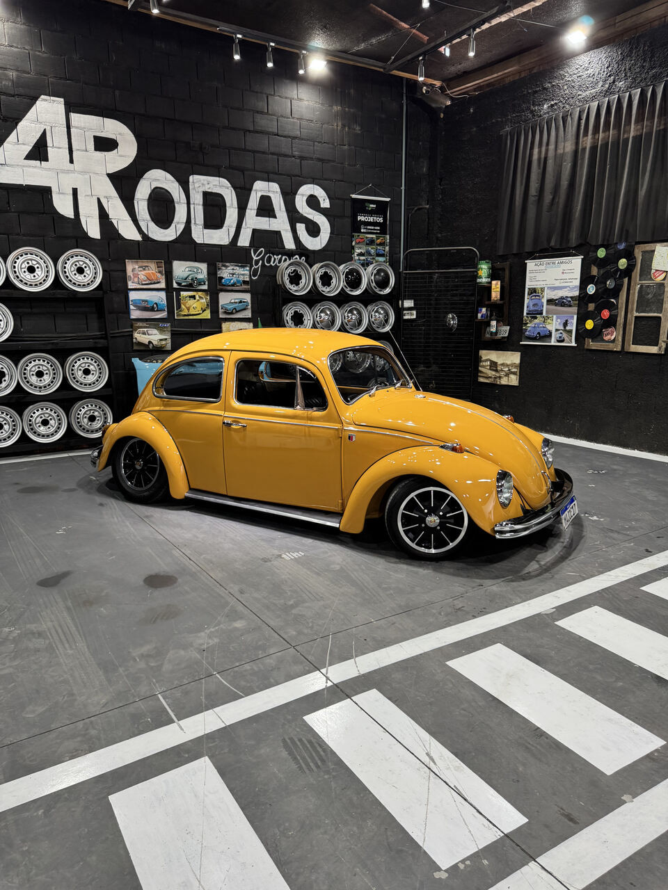 Projeto - VW Fusca 1973 - 1500cc - Amarelo Caju + R$ 700,00