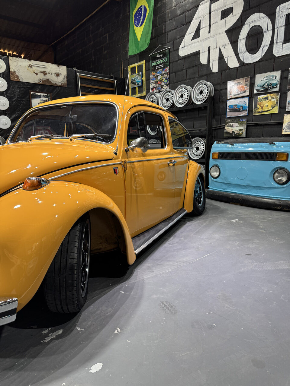Projeto - VW Fusca 1973 - 1500cc - Amarelo Caju + R$ 700,00 - miniatura 3