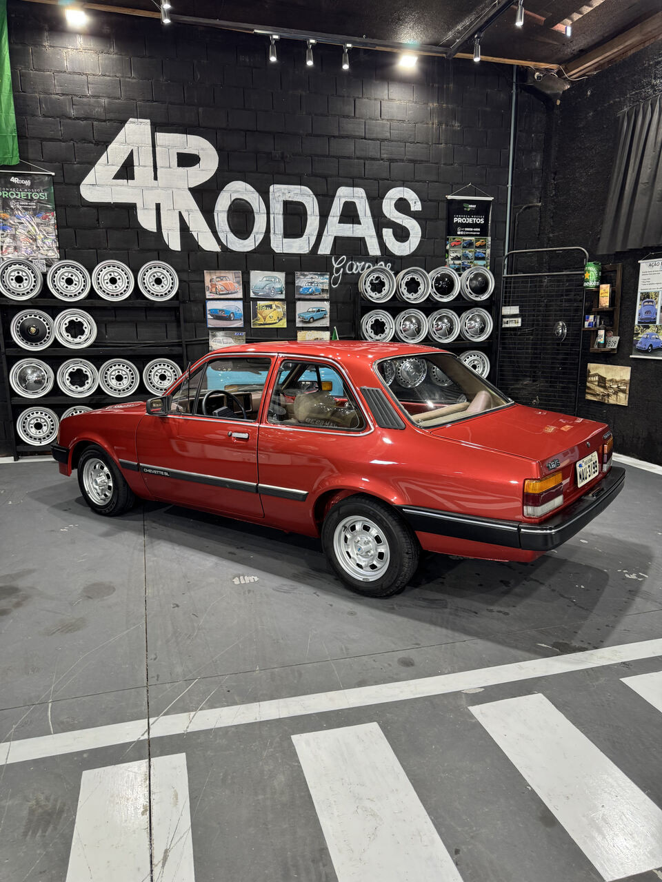 Projeto - GM Chevette 1988 - 1.6 a Álcool - Vermelho Mandarim + R$ 700,00 - miniatura 3