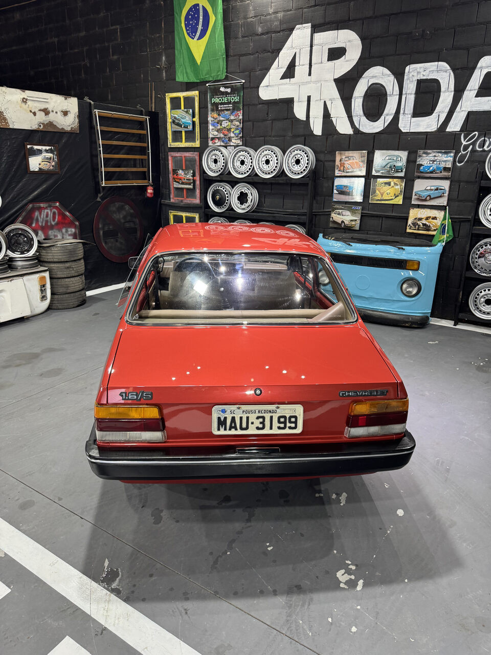 Projeto - GM Chevette 1988 - 1.6 a Álcool - Vermelho Mandarim + R$ 700,00 - miniatura 4