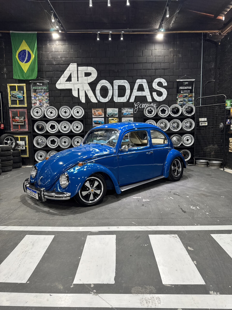 Projeto - VW Fusca 1975 - 1300cc Azul Danúbio Pátina + R$ 700,00 (Para auxiliar nas despesas de transporte)