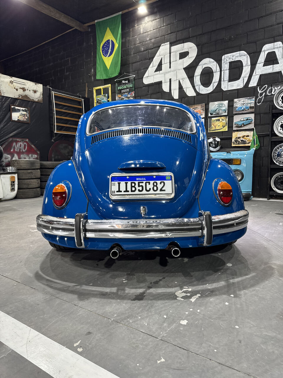 Projeto - VW Fusca 1975 - 1300cc Azul Danúbio Pátina + R$ 700,00 (Para auxiliar nas despesas de transporte) - miniatura 5