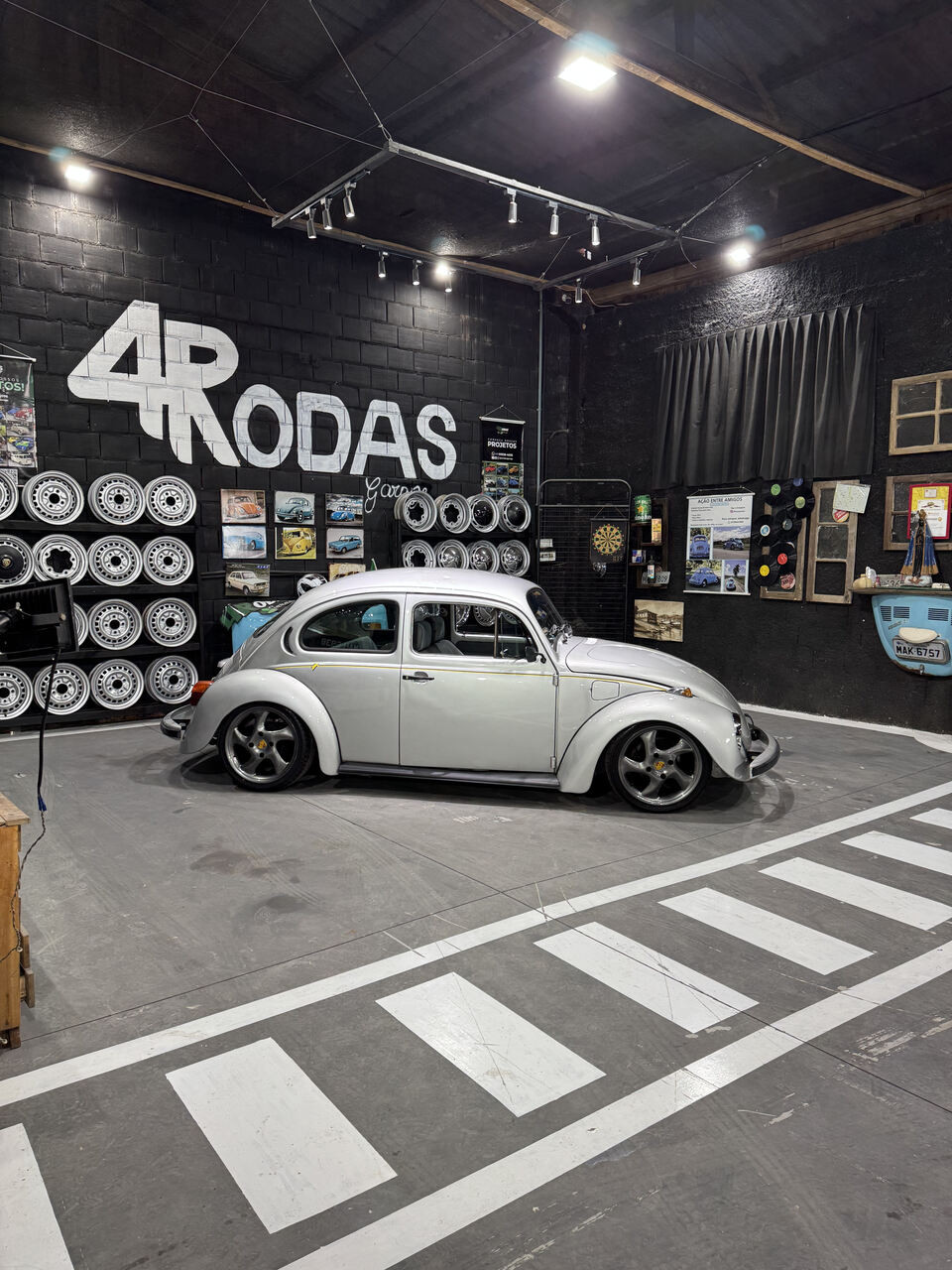 Projeto - VW Fusca Itamar 1994 LUXO - 1600cc dupla Carburação - Prata Lunar + R$ 700,00 (Para auxiliar nas despesas de transporte) - miniatura 4