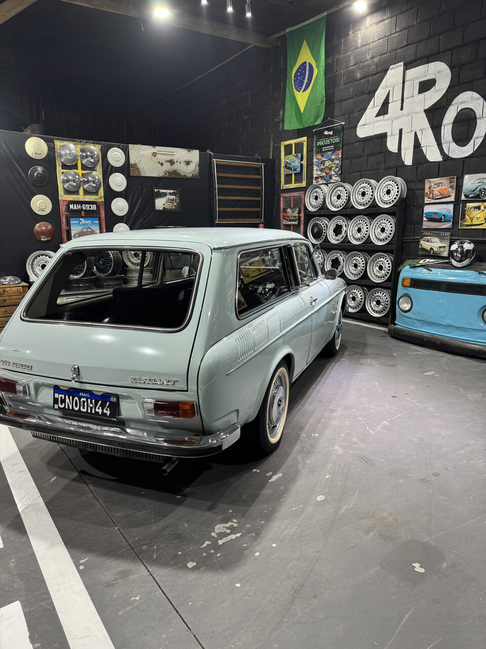 Projeto - VW Variant 1972 - 1600cc dupla carburação - Azul Diamante + R$ 700,00 (Para auxiliar nas despesas de transporte) - miniatura 4