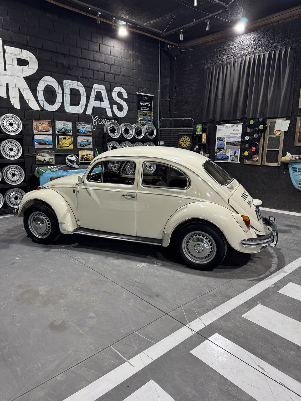 Projeto - VW Fusca 1971 - 1500cc - Branco Lótus (Placa Preta) + R$ 700,00 (Para auxiliar nas despesas de transporte) - miniatura 3