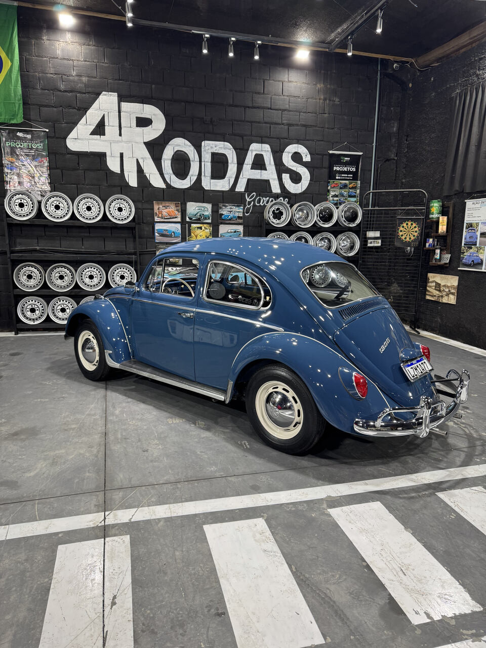 Projeto - VW Fusca 1970 - 1600cc - Azul Cobalto + R$ 700,00 (Para auxiliar nas despesas de transporte) - miniatura 2