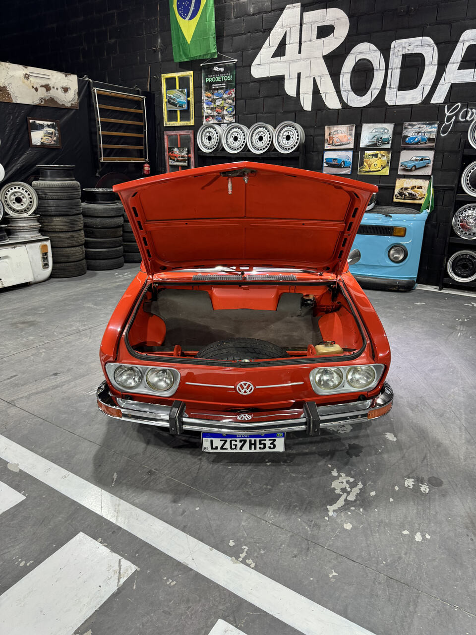 Projeto - VW Brasília 1975 - 1600cc - Vermelho Nobre + R$ 700,00 (Para auxiliar nas despesas de transporte) - miniatura 5