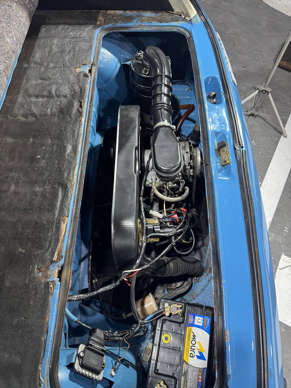 Projeto - VW Brasília 1976 - 1600cc - Azul Bahamas + R$ 700,00 (Para auxiliar nas despesas de transporte) - miniatura 4