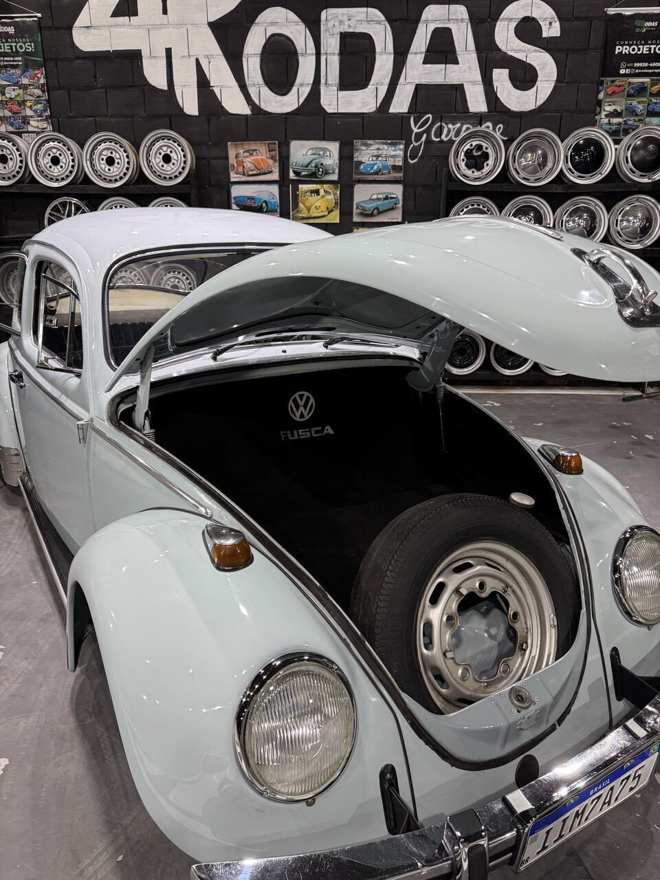 Projeto - VW Fusca 1972 - 1300cc (Kit 1500) - Azul Diamante + R$ 700,00 (Para auxiliar nas despesas de transporte) - miniatura 5