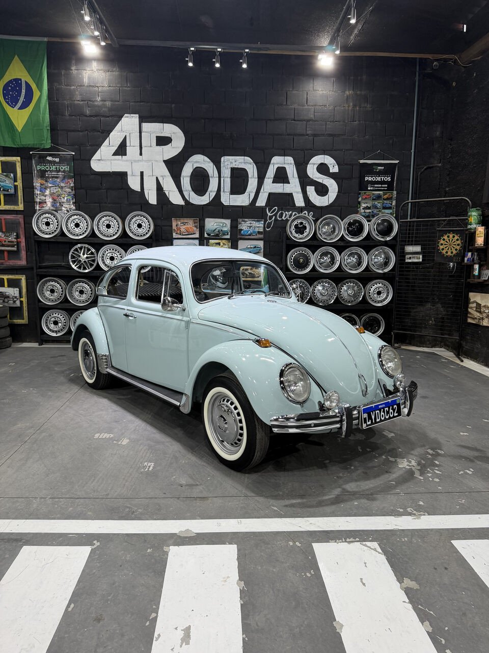 Projeto - VW Fusca 1971 - 1500cc - Azul Diamante + R$ 700,00 (Para auxiliar nas despesas de transporte)