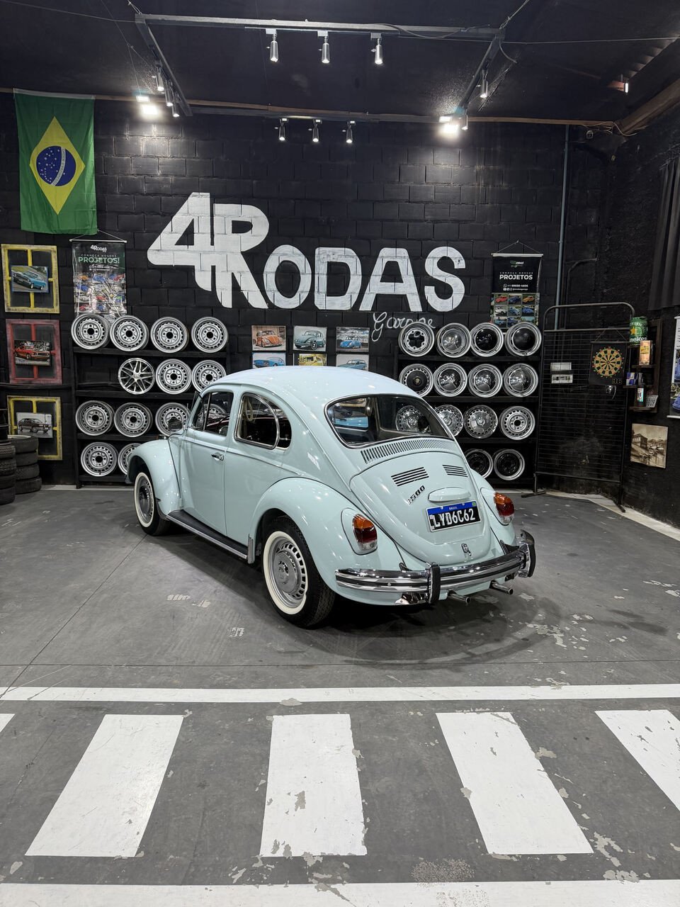 Projeto - VW Fusca 1971 - 1500cc - Azul Diamante + R$ 700,00 (Para auxiliar nas despesas de transporte) - miniatura 2
