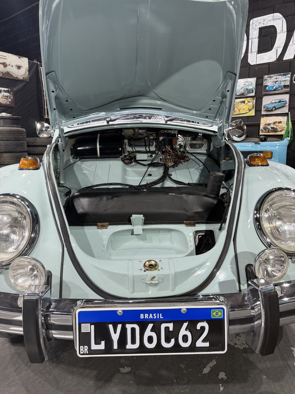 Projeto - VW Fusca 1971 - 1500cc - Azul Diamante + R$ 700,00 (Para auxiliar nas despesas de transporte) - miniatura 5